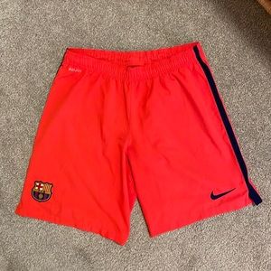 Nike Barcelona Dry Fit soccer shorts - size L